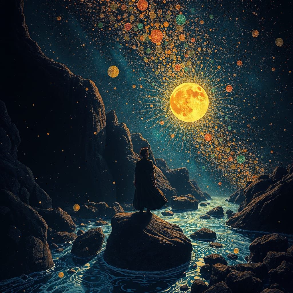 Life's Flow: A Photographic Screen Print