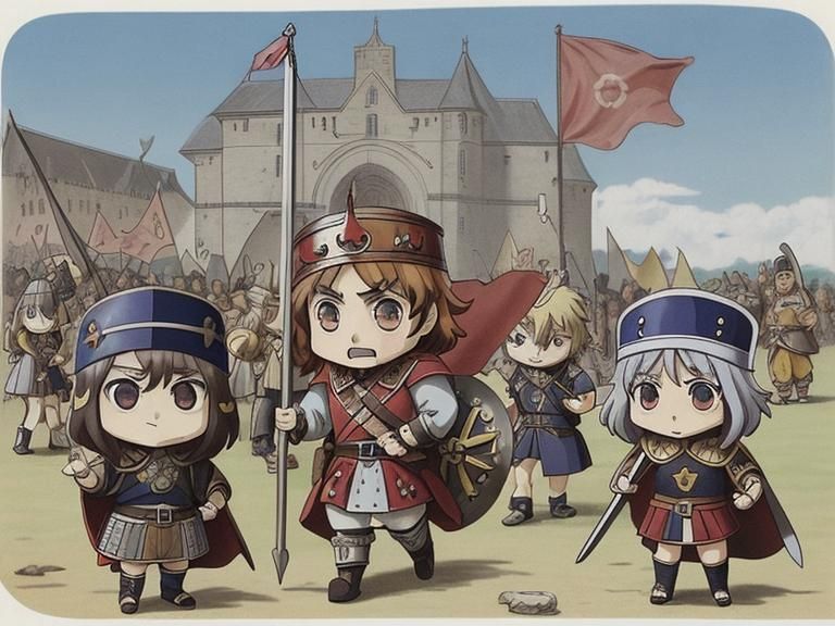 William's Conquest: A Chibi Anime Army