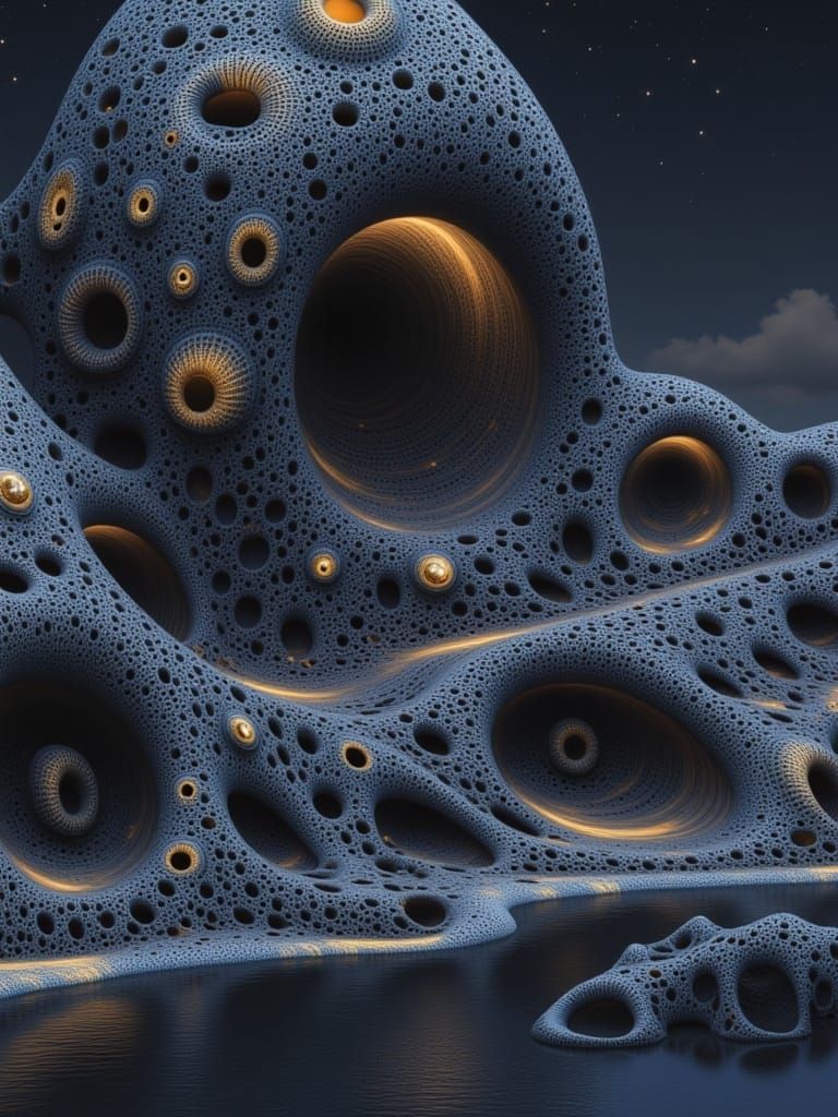 Surreal Desert Landscapes in Muted Earth Tones