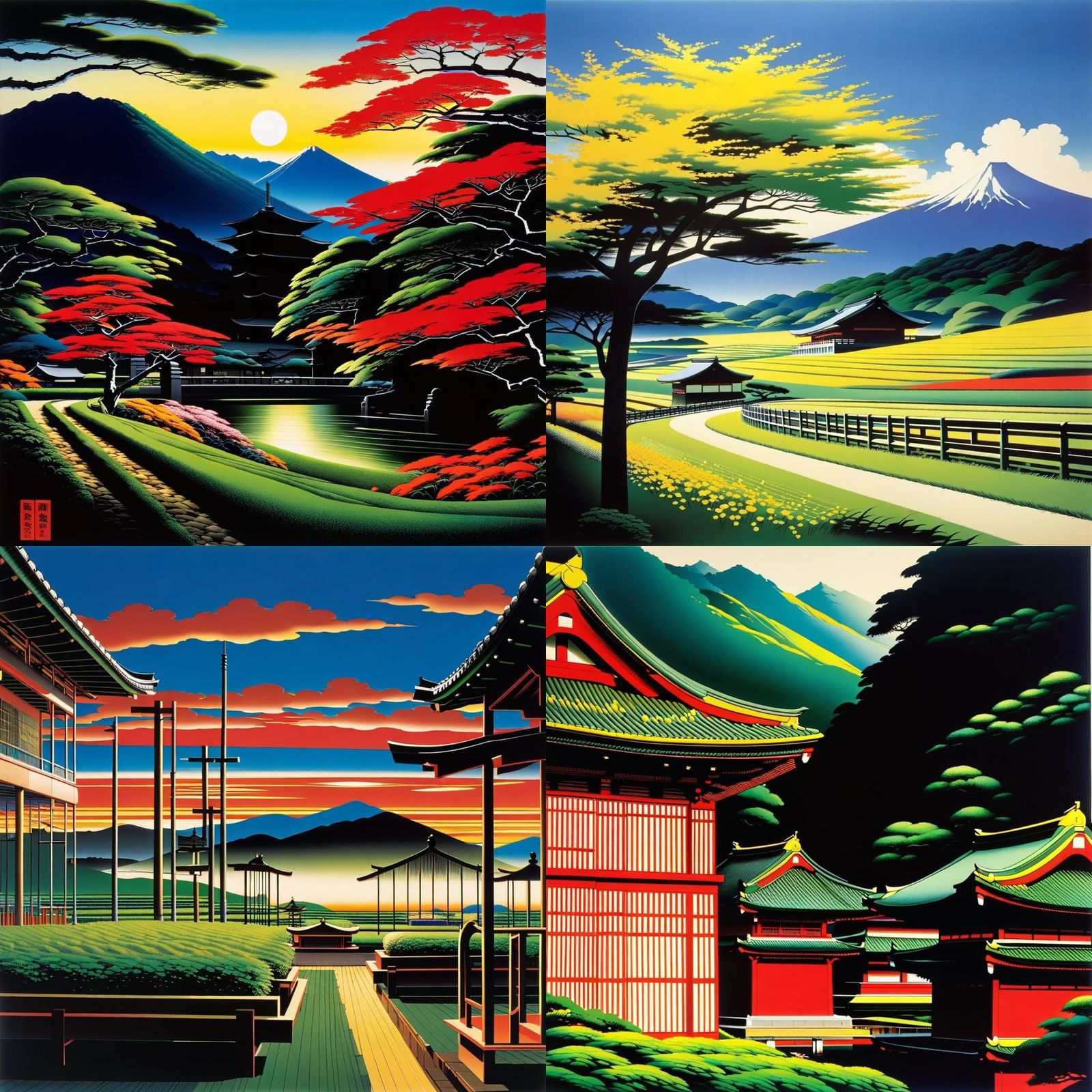 Vibrant Urban Landscape Photography