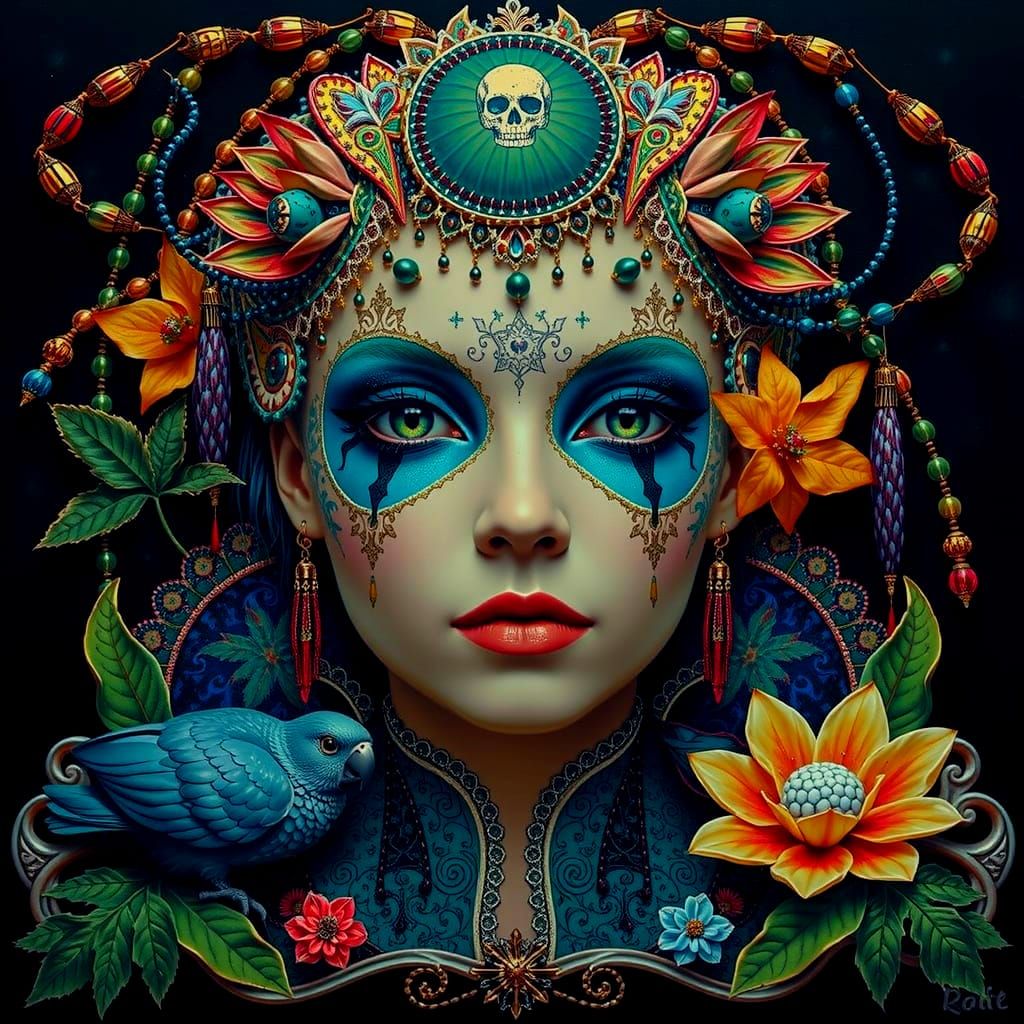 Chimaera of Life and Infinity in Photorealistic Style