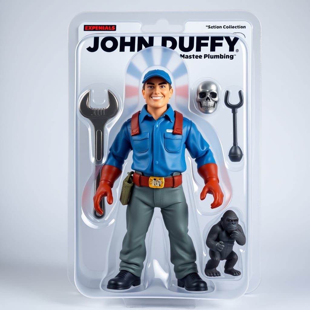 Heroic Master Plumber Action Figure Collectible