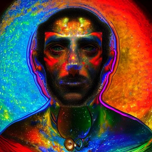 Cosmic Astral Illustration in Visionary Style