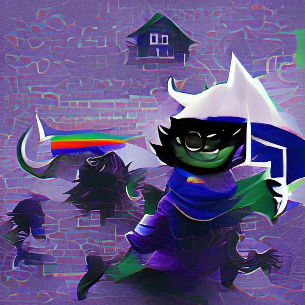 Deltarune and Homestuck Crossover Illustration