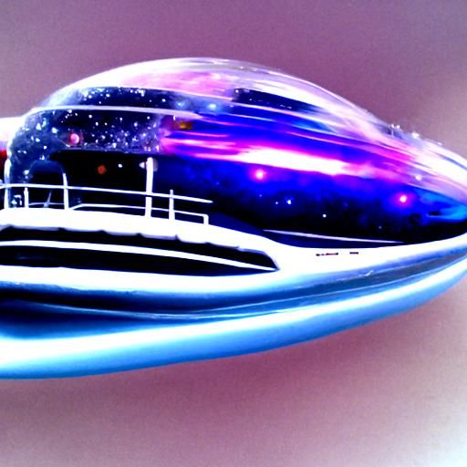 Interstellar Barge Navigating a Galaxy with Warp Drive