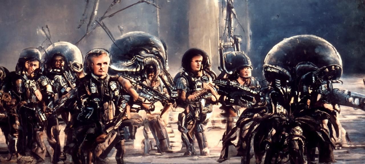 Colonial Space Marines in Sci-Fi Military Setting