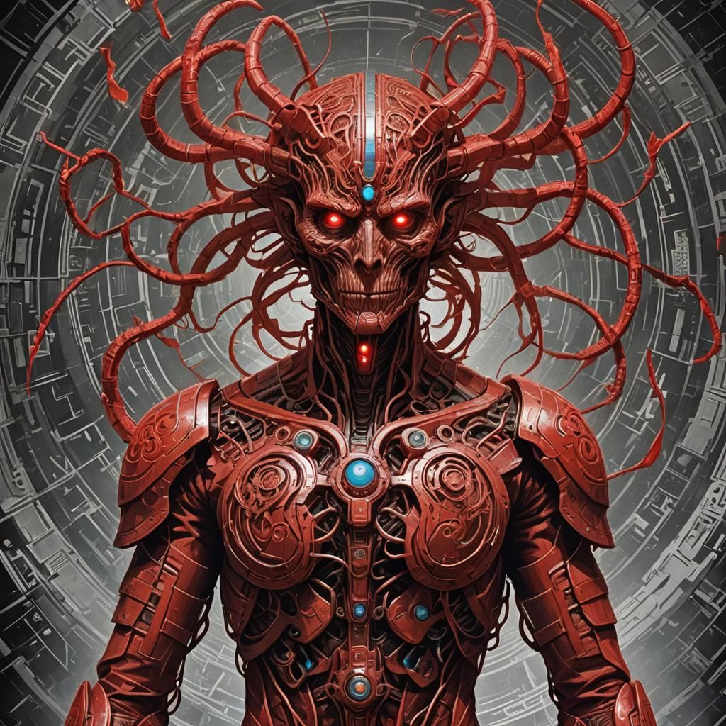 Abstract Multiverse of Hidden Meanings