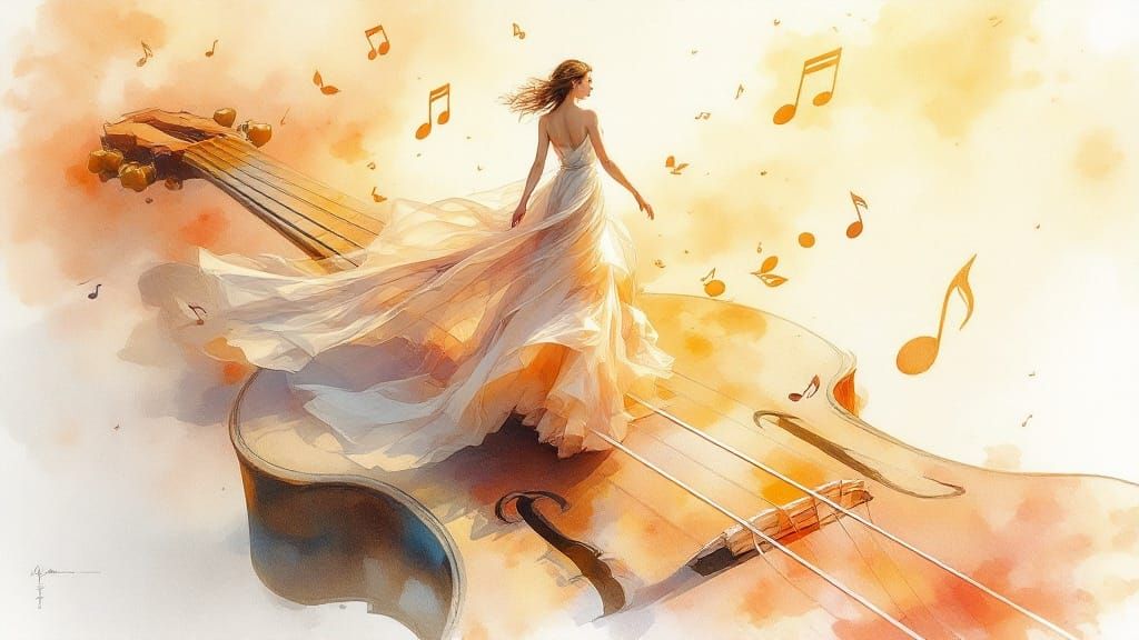 Ethereal Beauty Strolls Classical Guitar Strings