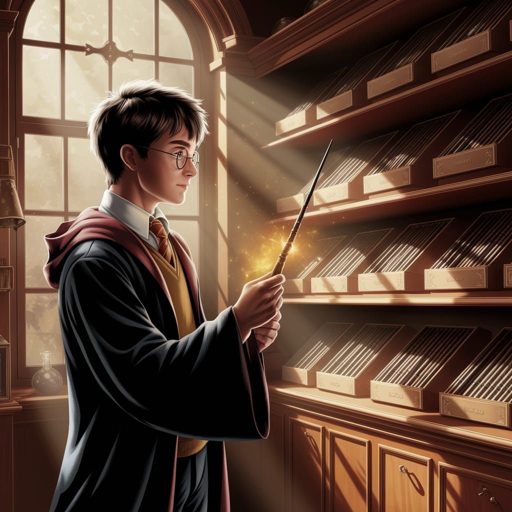 Magical Moment: Harry Potter Receives His First Wand