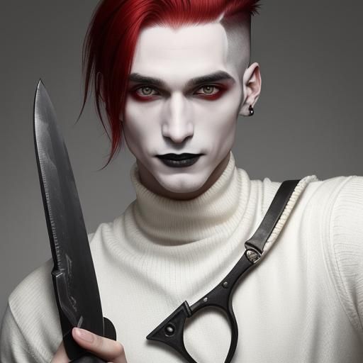 The lunatic doc with some of his strange tools.