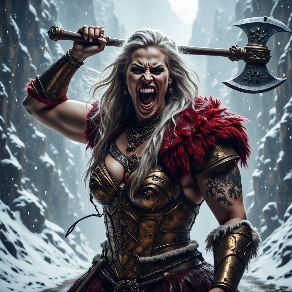 <lora:Screamo Flux Edition:1.0> Angry Babushkats