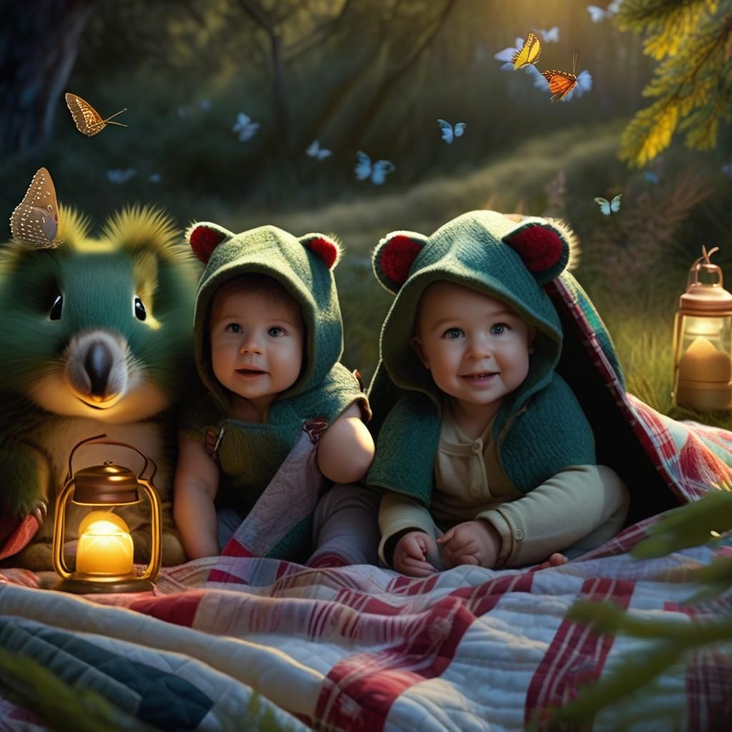 Toddler Tea Party in Enchanted Tasmanian Bush