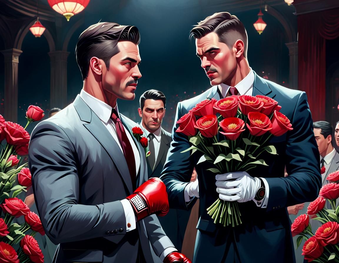 Boxer's Victory Celebration: A Hyperrealistic Portrait