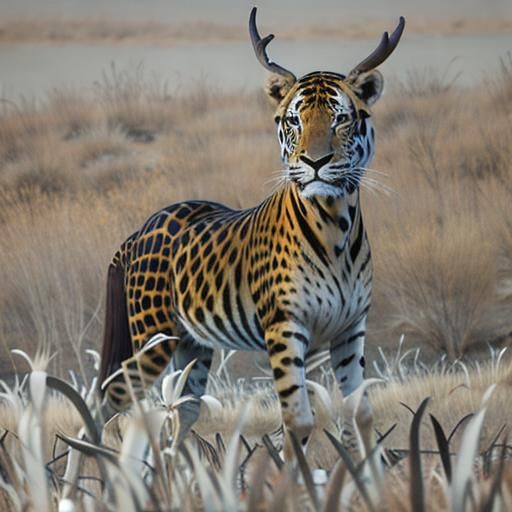 Abstract Savage Beauty Generated by AI