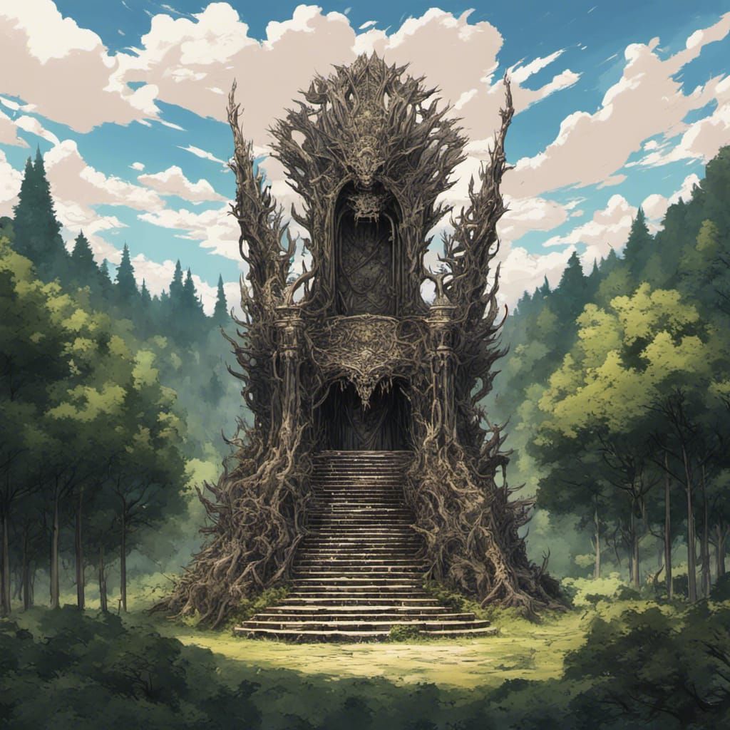 Anime Forest: Enormous Metal Throne