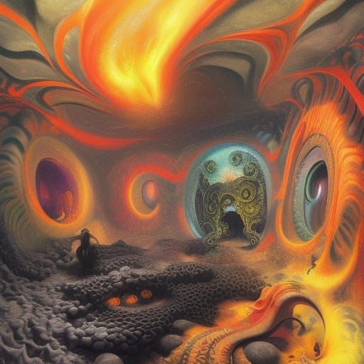 Lava Hedgehog in Candyland Wonderland