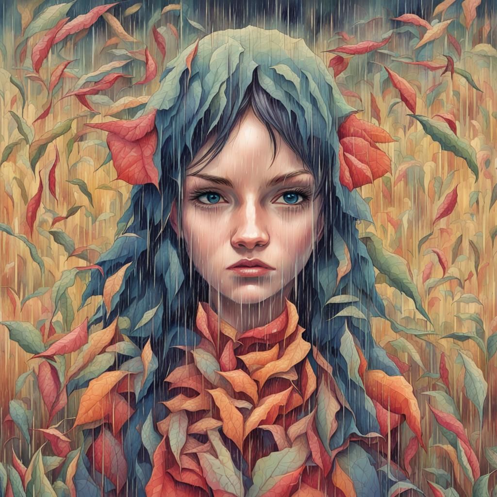 Walking in the rain