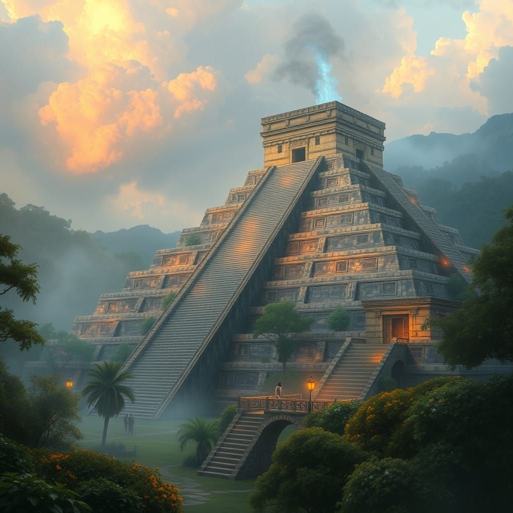 Ancient Aztec Civilisation Flourishes in Whimsical Fantasy L...