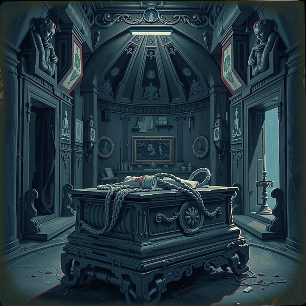 Abstract Swirling Patterns in Vivid Reds