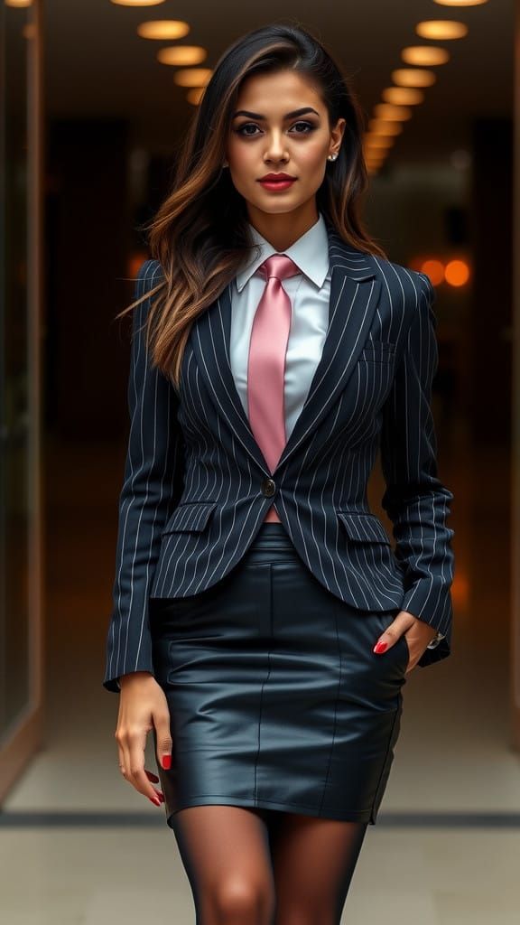 Sophisticated Iranian Executive in Elegant Business Attire