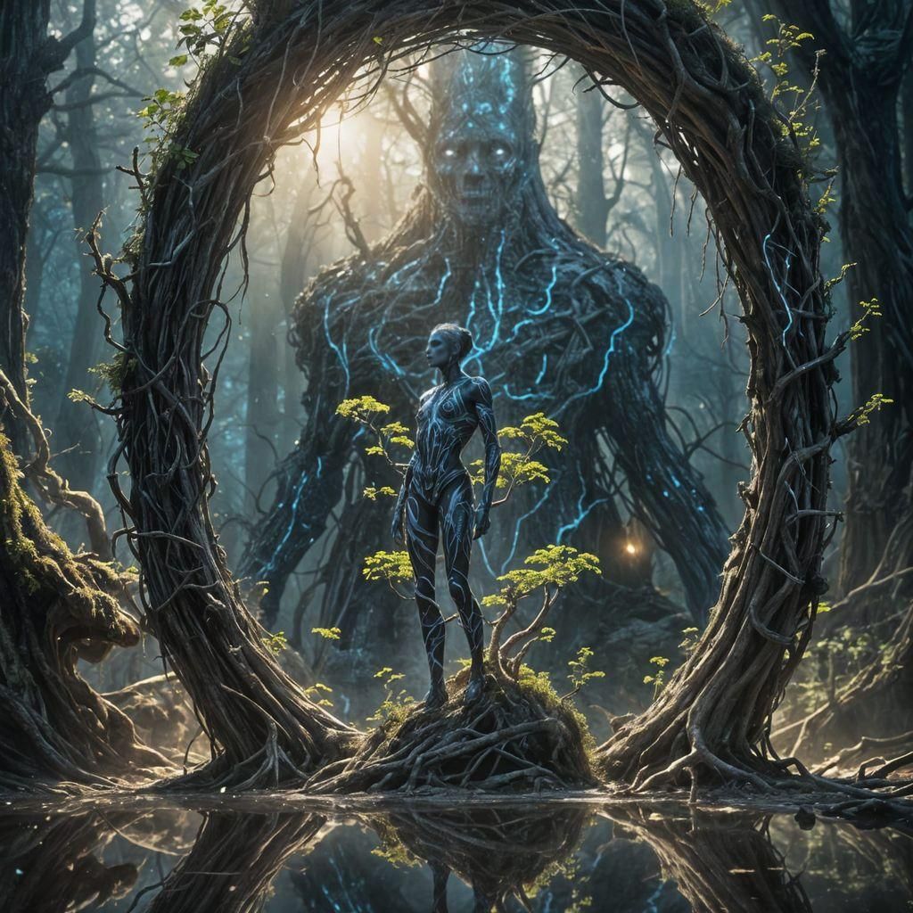 Expanding Consciousness: A Detailed Matte Painting