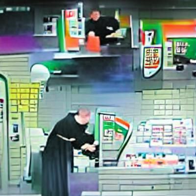 Priest at 7-Eleven