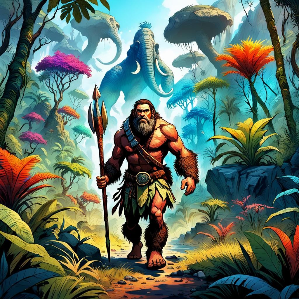 WE HUNTED TO MUCH, THE MAMMOTHS ARE GETTING HARD TO FIND.