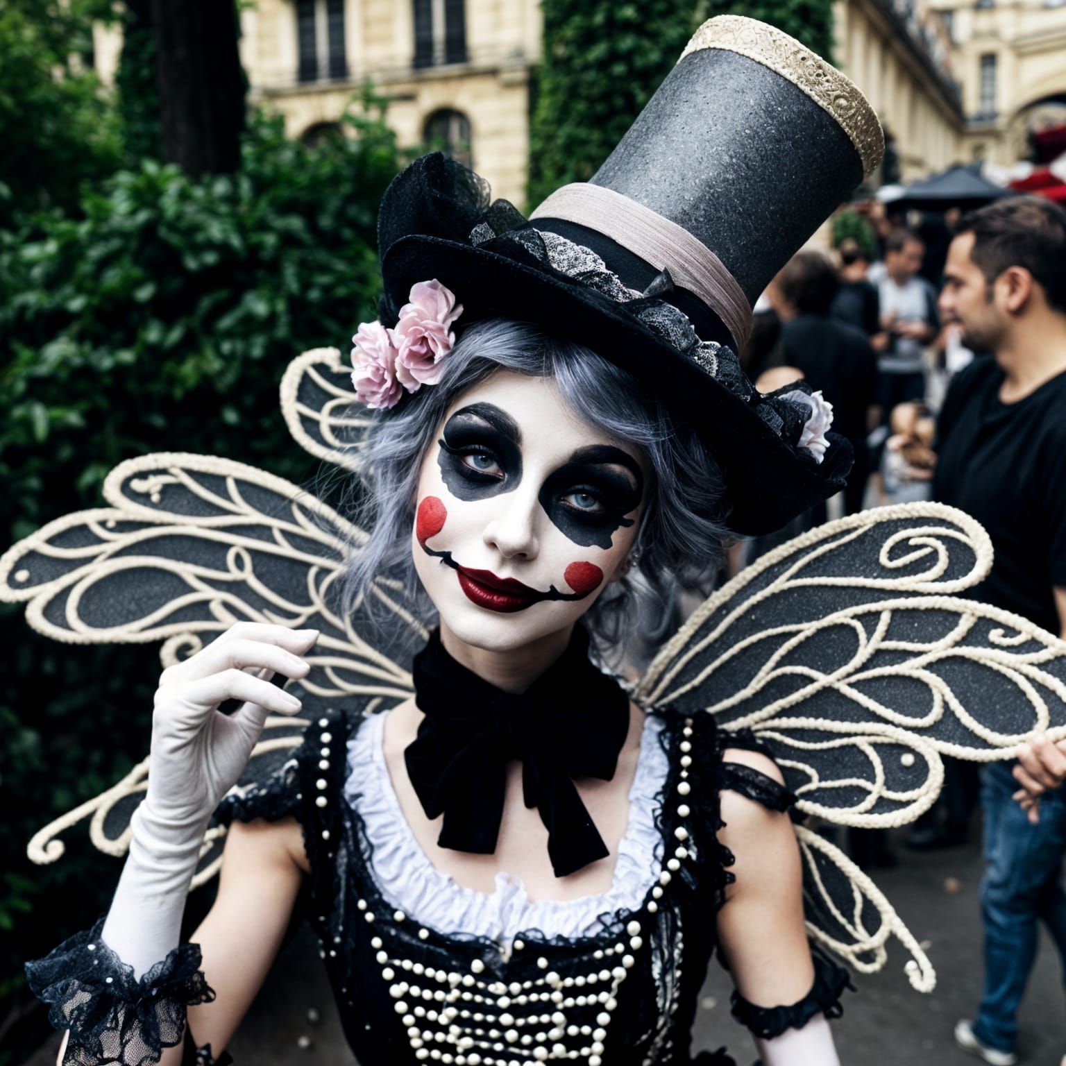 Parisian Mime with Fairies Lora