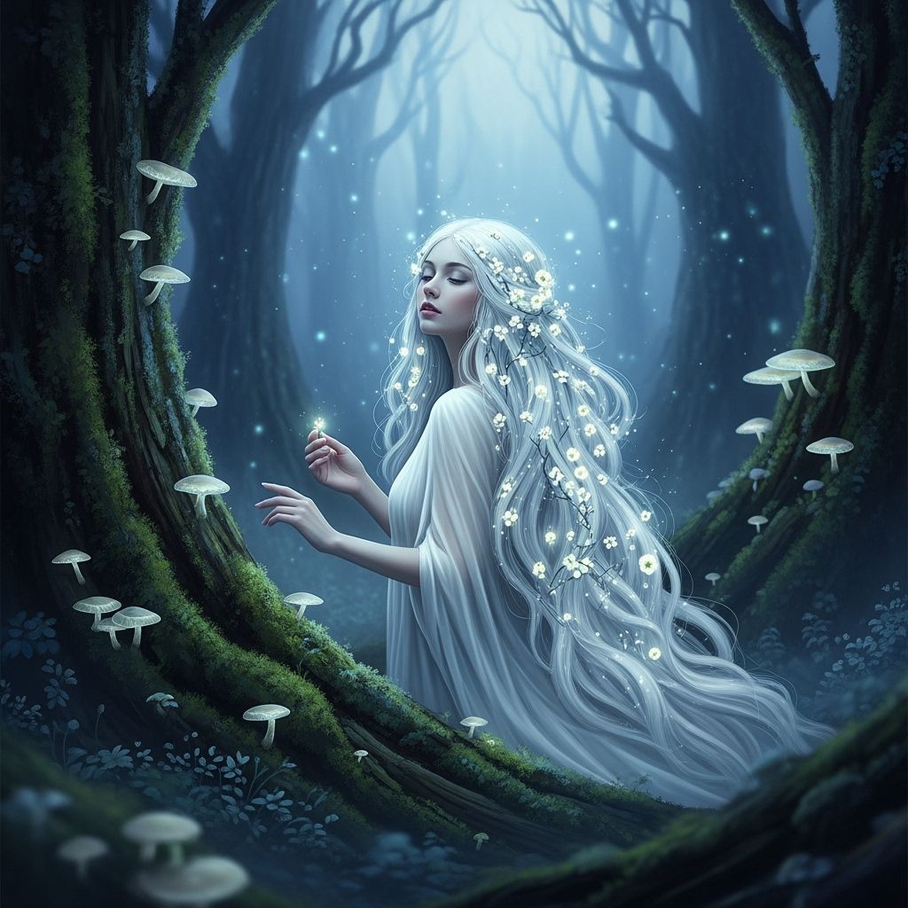 Ethereal Forest Nymph in Twilight