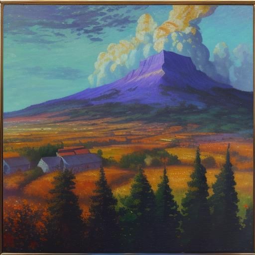 Hand Offering White Fire: Gouache Impressionist Art