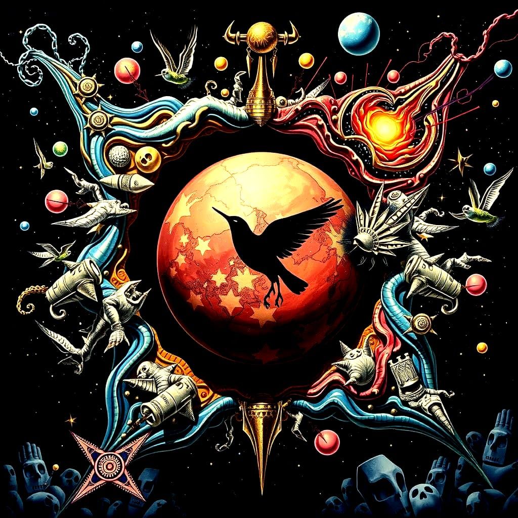 Vibrant Psychedelic Dreamscape