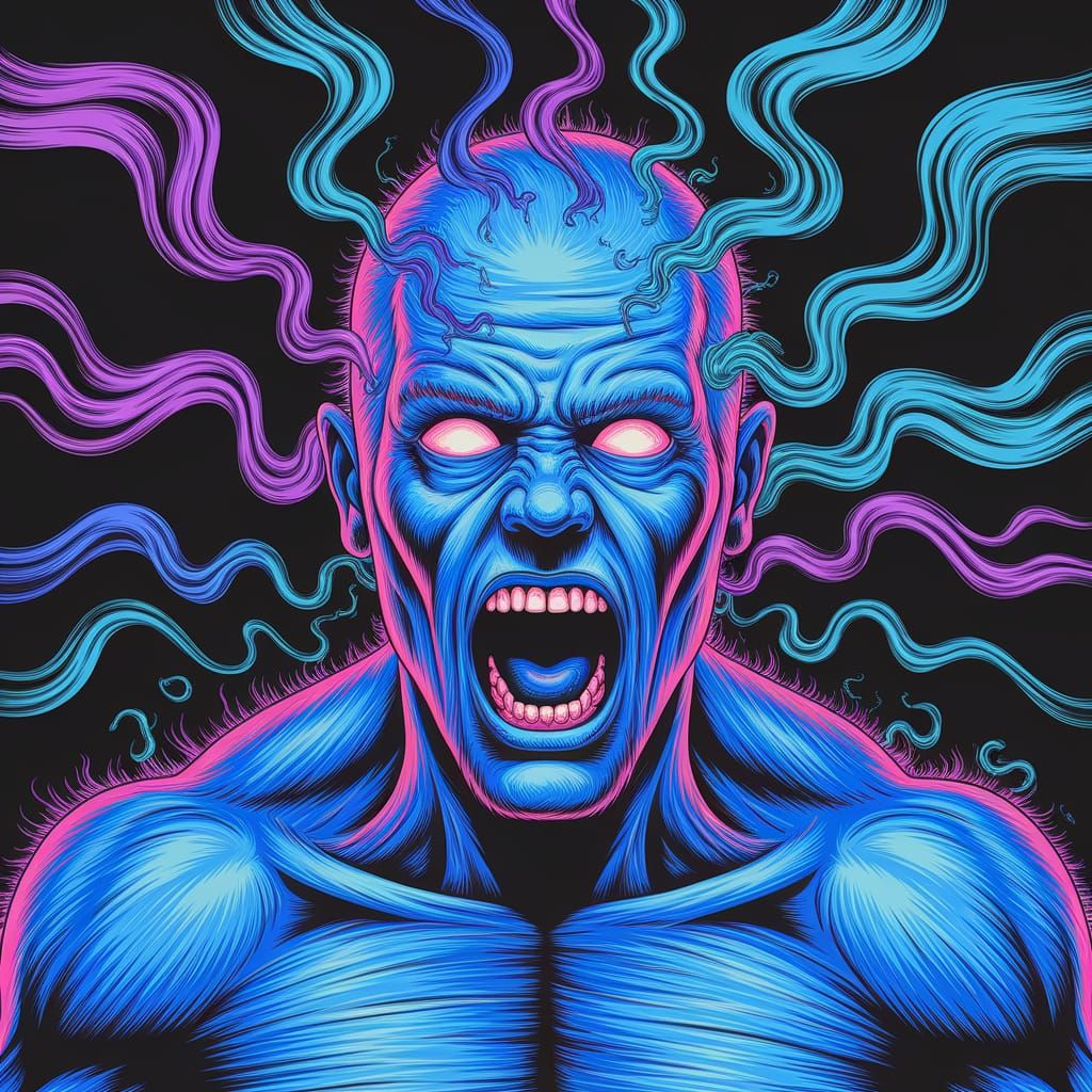 Abstract Rivers of Ecstasy