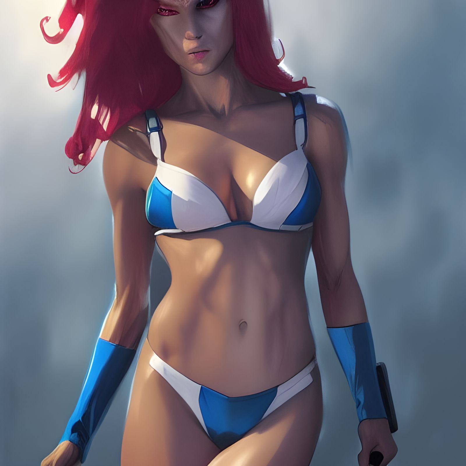 Female Cobra Commander Bikini Art