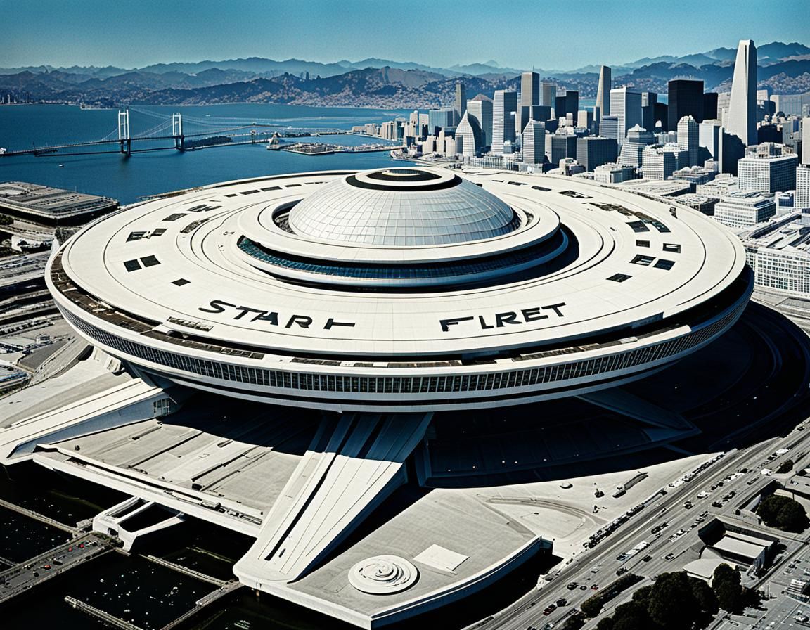 Starfleet HQ San Francisco: A Sci-Fi Postcard