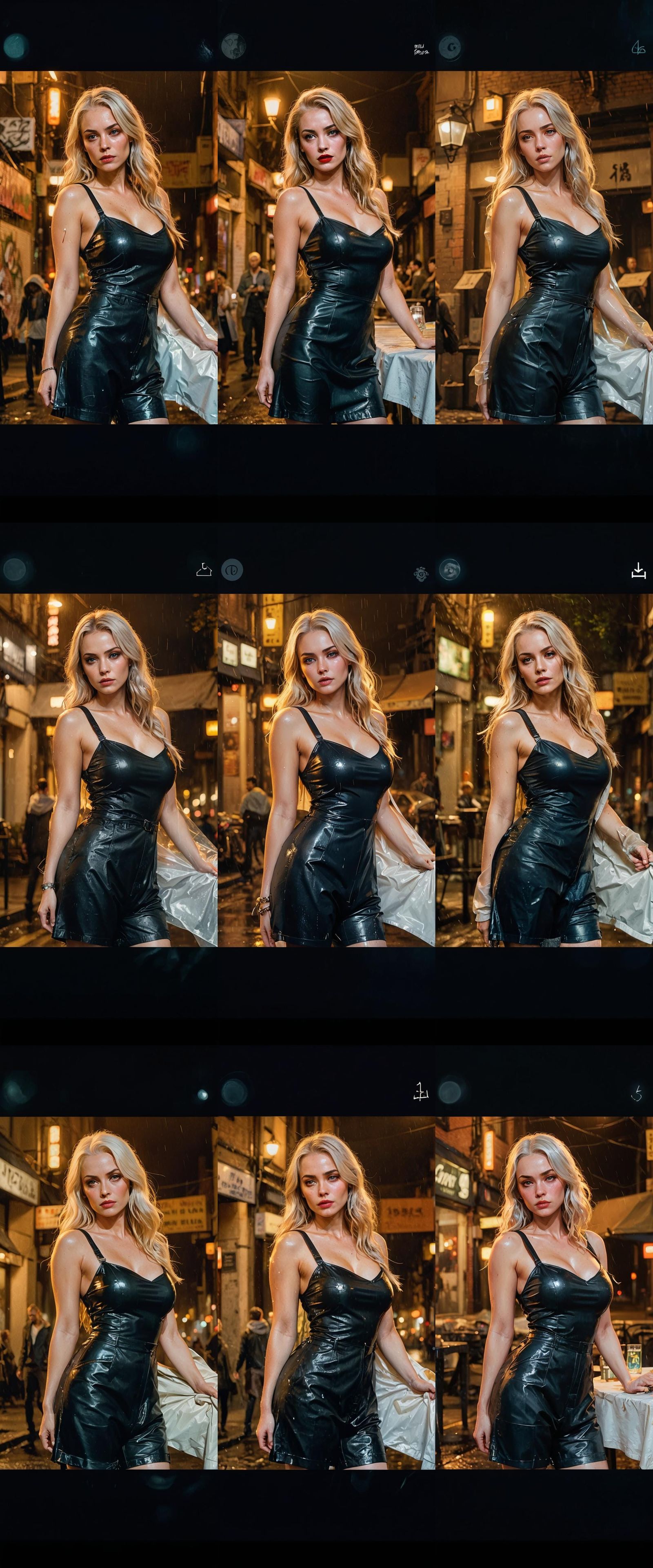 Man in Black Raincoat Walking Down Dark Street