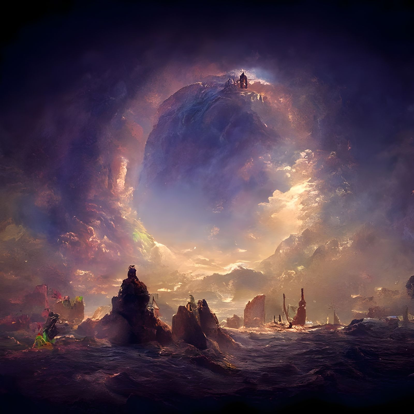 Epic Portal to Another Universe in Maritime Style