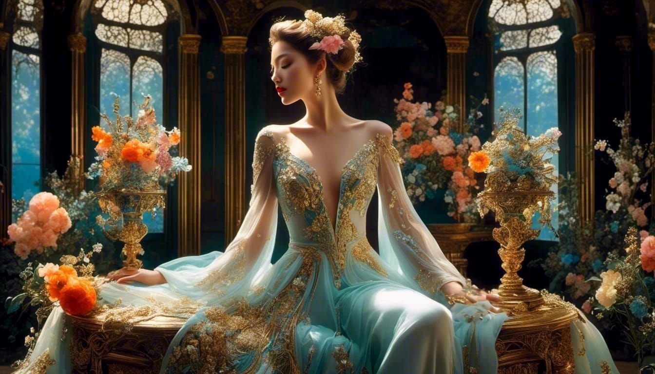 Lavish Art Nouveau Mansion with Stained Glass