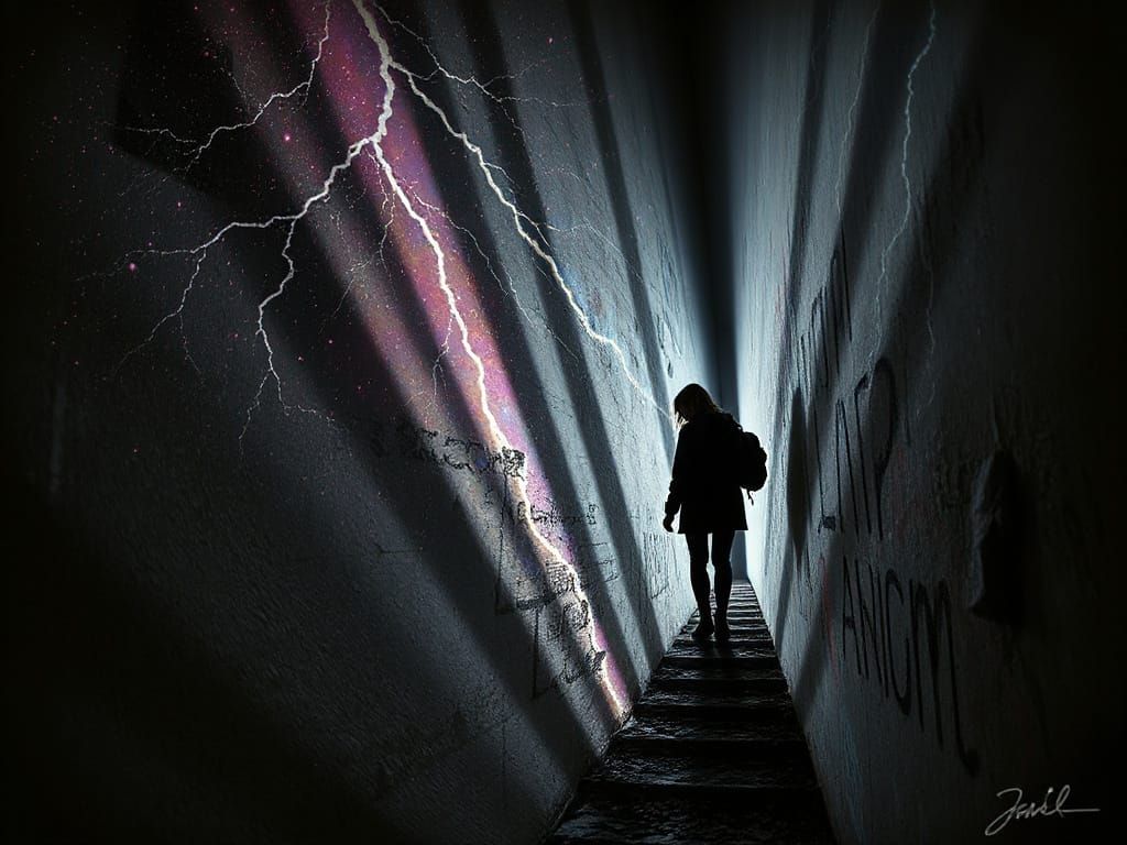 hurly burly whirly girly graffito Chiaroscuro living paradigm  luminobabel  3D crepuscular rays chromoshadow sculptural ...