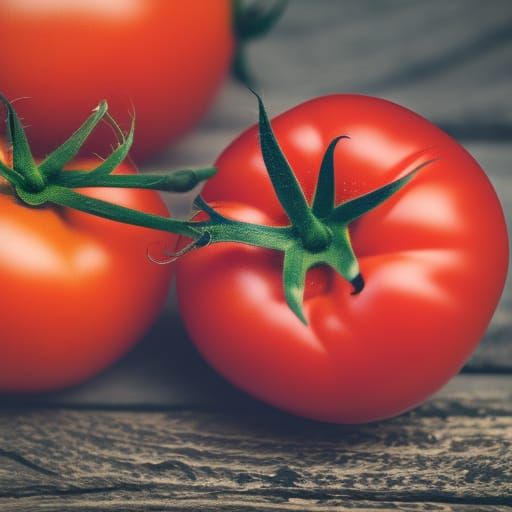 Tomato Close-Up: Professional Photography with Bokeh