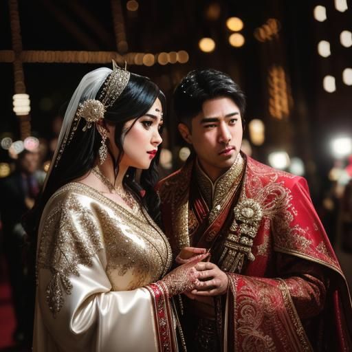 Cinematic Wedding Bells Ringing with Bokeh