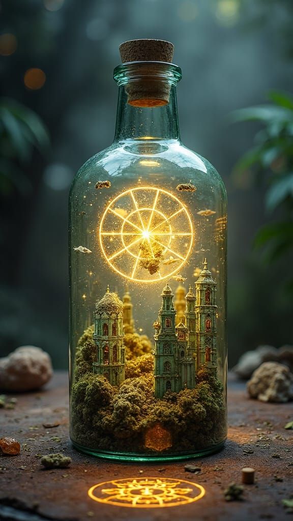 Cannabis City in a Bottle: Tarot Wheel of Fortune