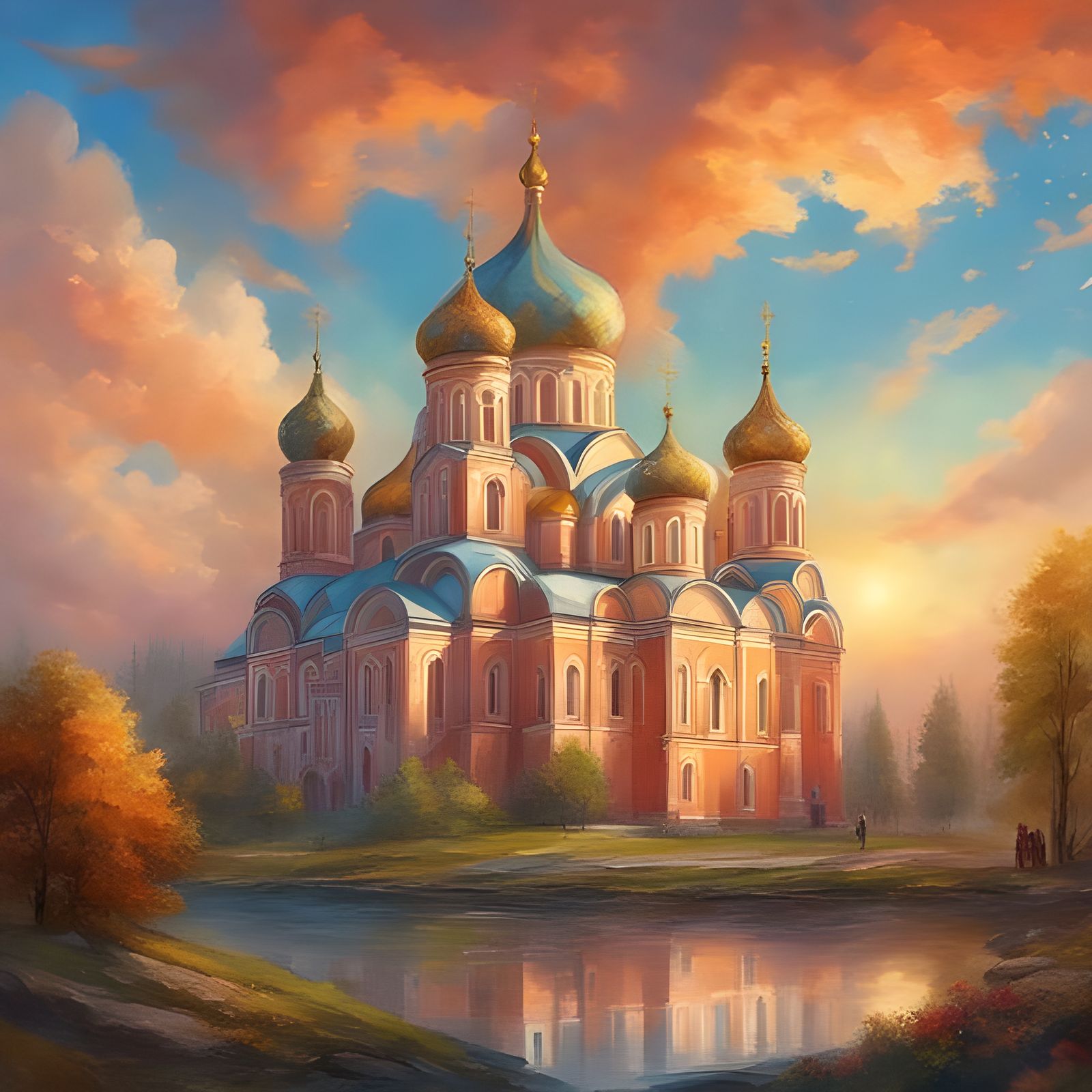 Russian Orthodox Church in Vladimir: Breathtaking View
