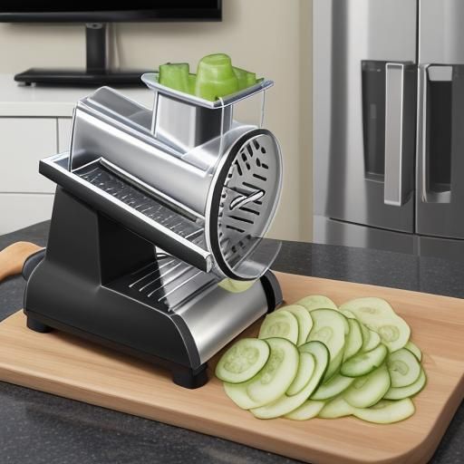 Frustrating TV Kitchen Gadget in a Futuristic Setting