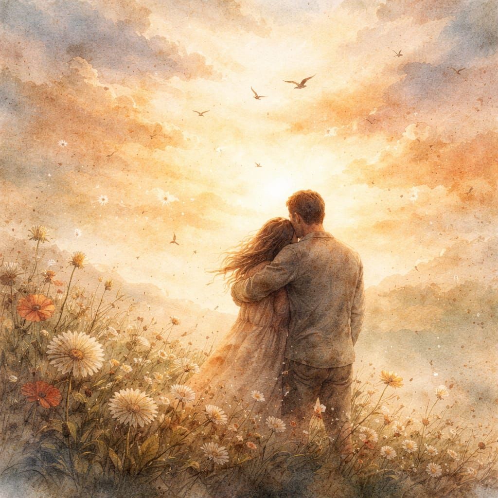 Ephemeral Watercolor Art: The Human Experience