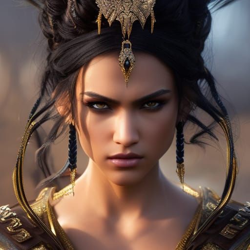 Warrior Girl from the Southern Lands