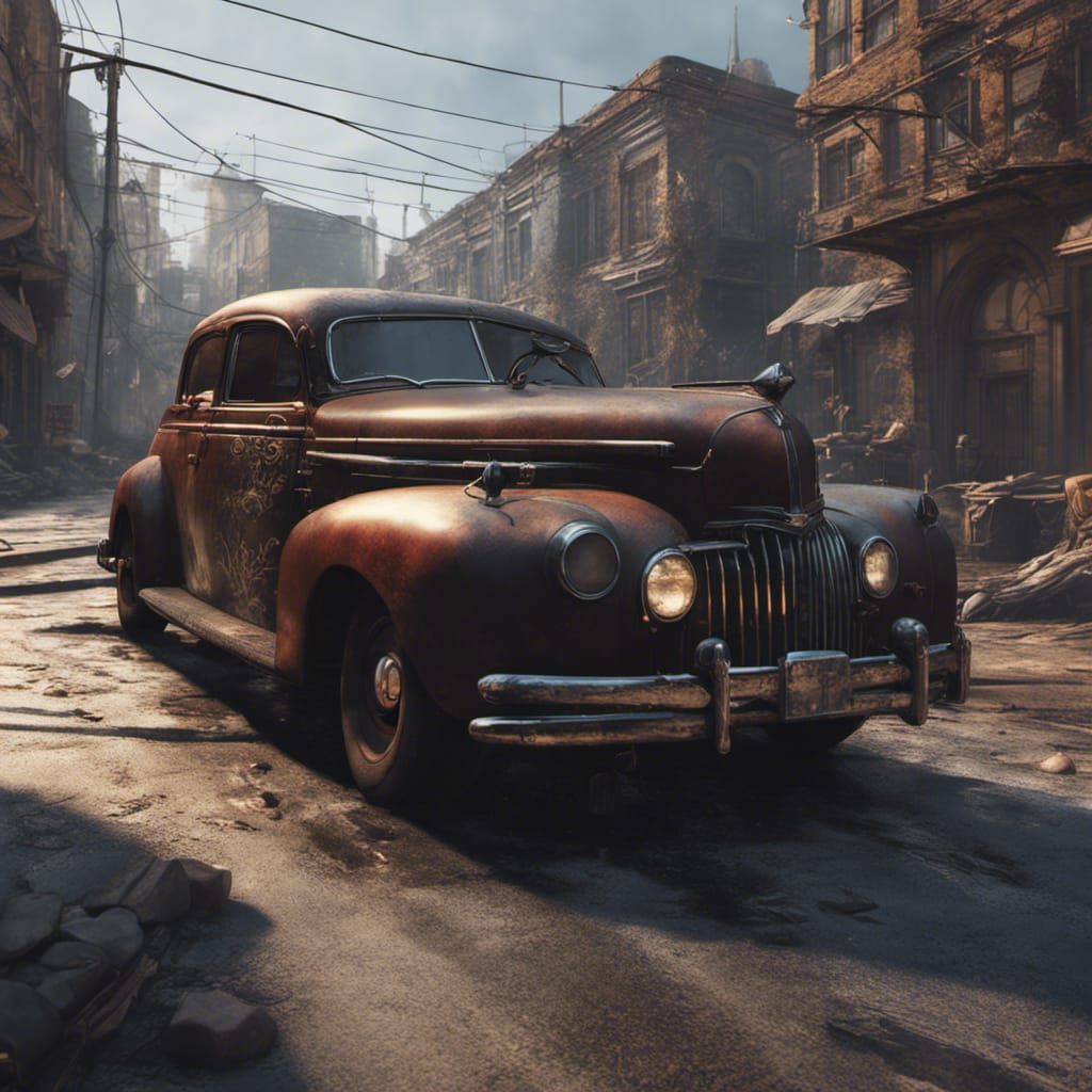 Detailed Matte Painting of a Gangster