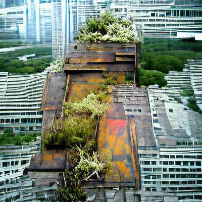 Nature Reclaims Decaying Skyscraper