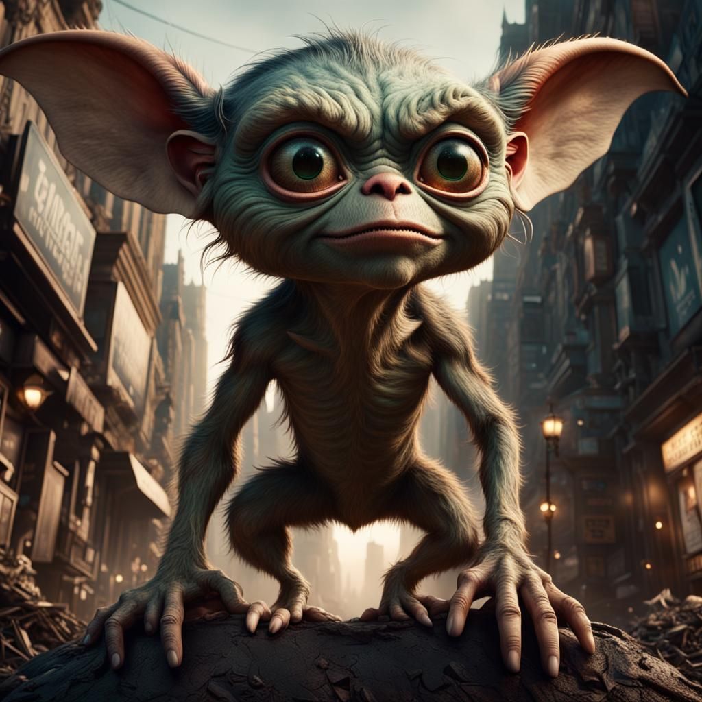 Epic Gremlin Digital Matte Painting
