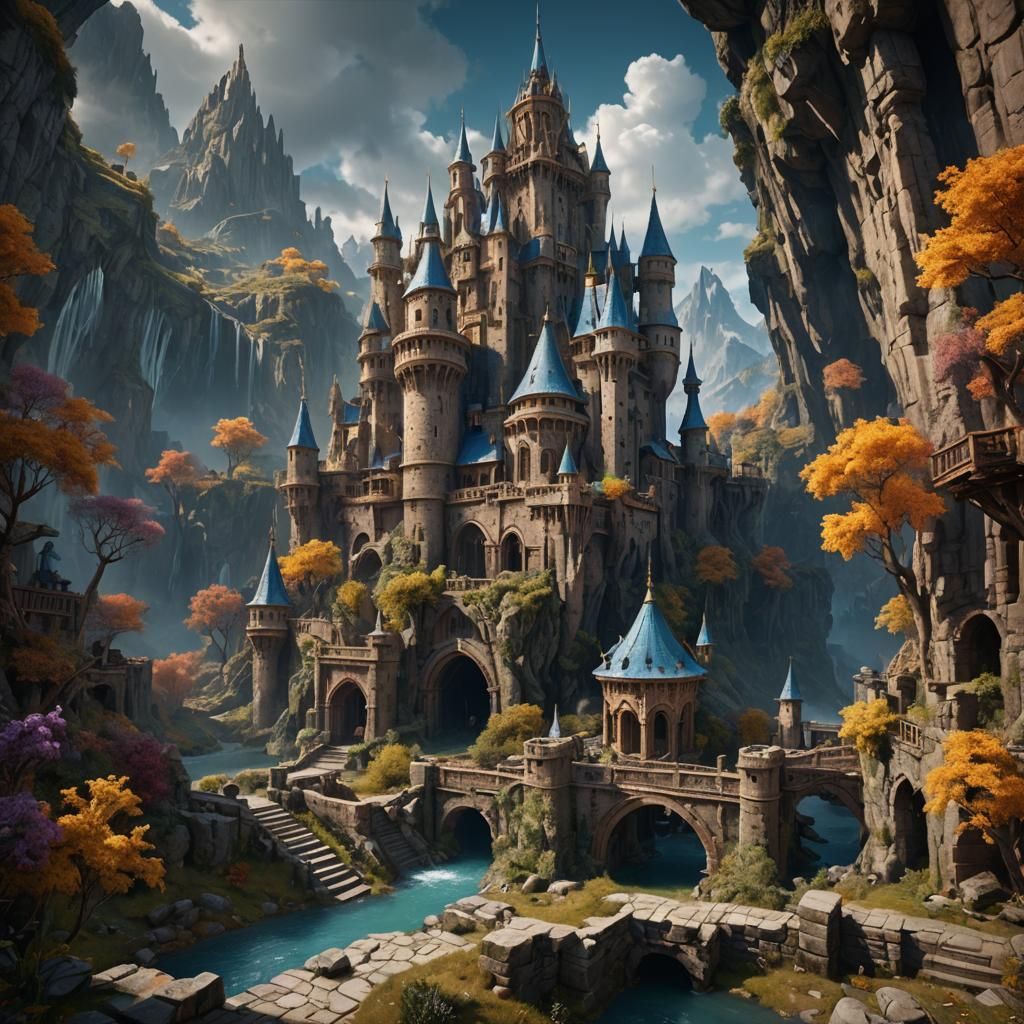 Detailed Matte Painting of Josh Allen