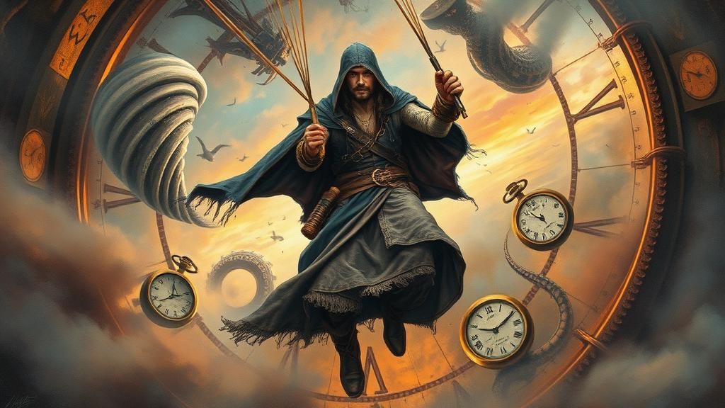 Punk Rock Pirate Hunter in Clock Tower Dust Storm